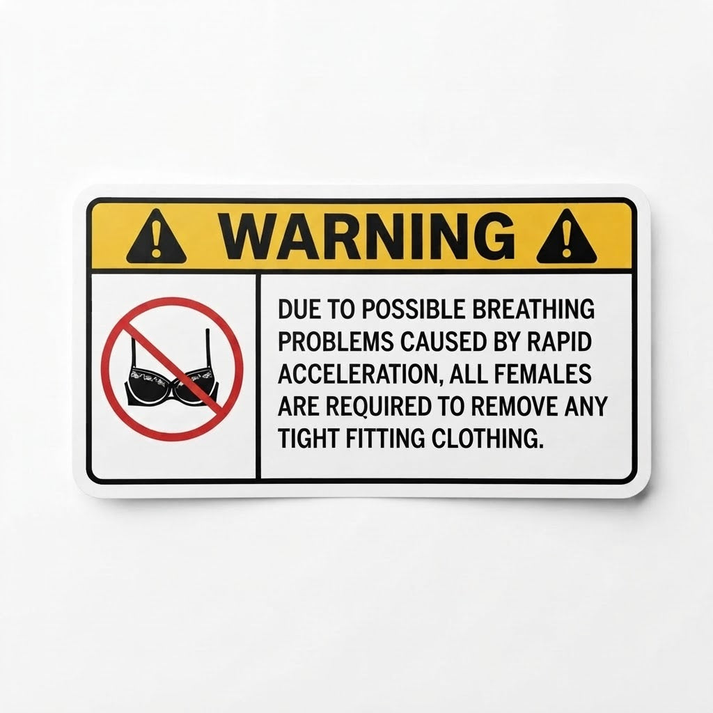 WARNING: Remove Tight Fitting Clothing