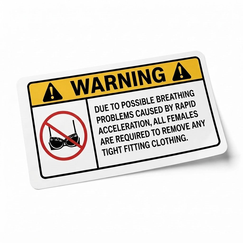 WARNING: Remove Tight Fitting Clothing